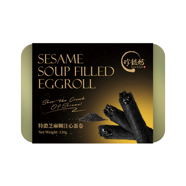 JANEE ROYALE Sesame Soup Filled Egg Roll  (144g)
