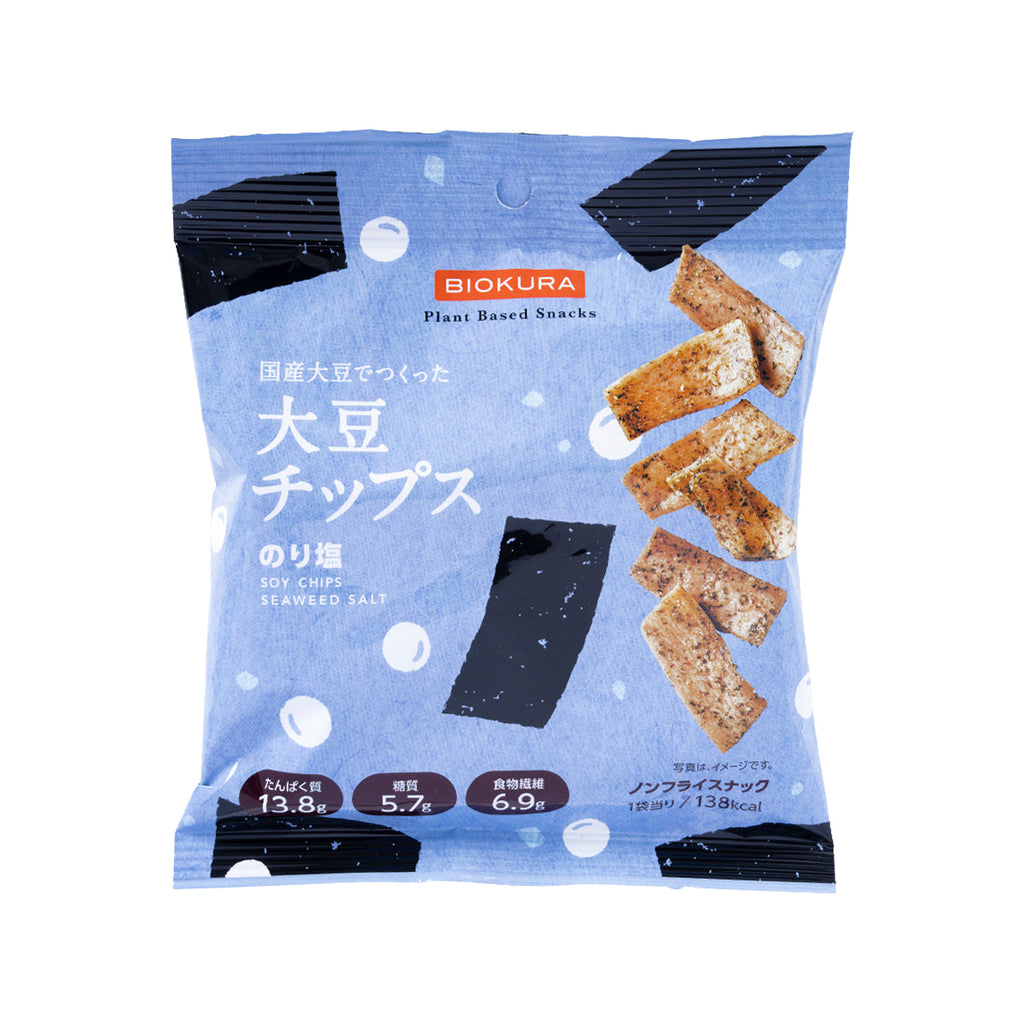 BIOKURA 黃豆脆片 - 紫菜鹽味  (35g)
