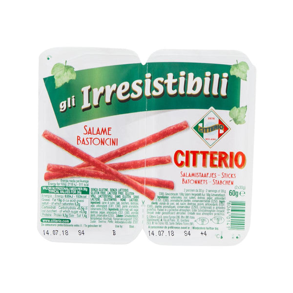 Citterio Irresistibili Bastoncini 薩拉米棒(60g)