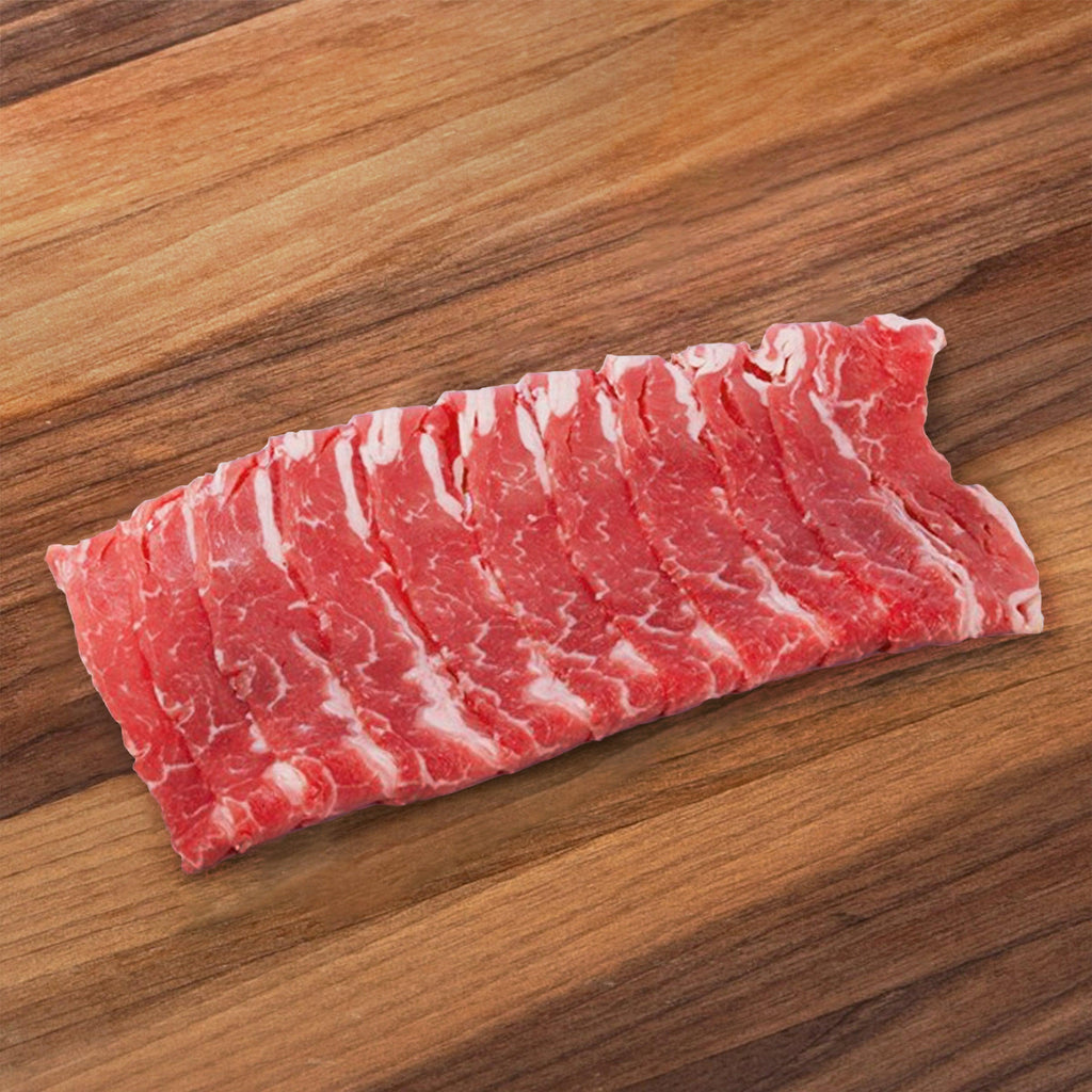 AUS ORGANIC BEEF 澳洲有機去骨牛小排 - 薄片火鍋用 [經解凍處理]  (170g)