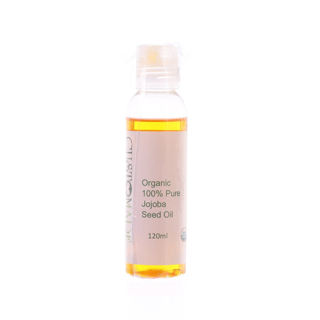 HEALTH QUEST CustoMade Organic 100% Jojoba Seed Oil - Expeller-Pressed, Hexane-Free  (120mL)