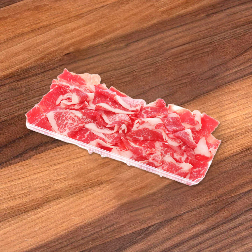 認證安格斯牛肉 美國認證安格斯極佳級去骨牛小排 - 碎切牛肉 [經解凍處理]  (100g)
