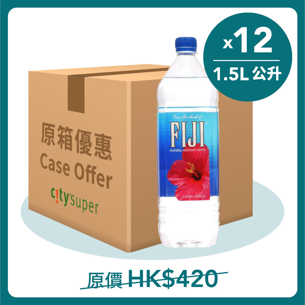 FIJI 天然礦泉水  (12 x 1.5L)