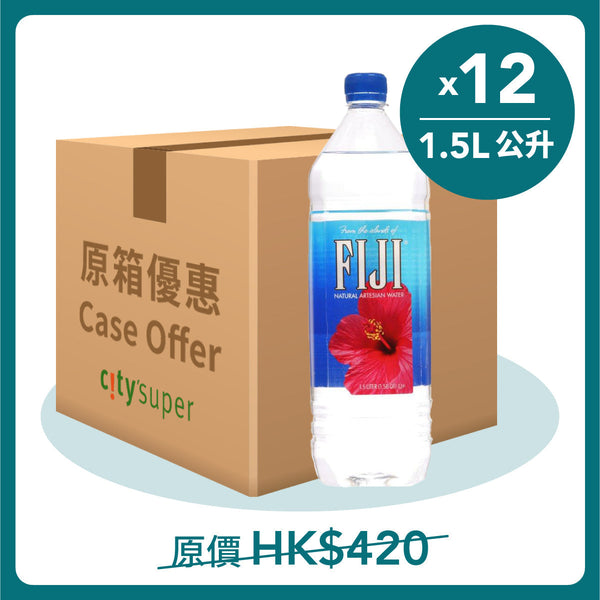 FIJI 天然礦泉水  (12 x 1.5L)