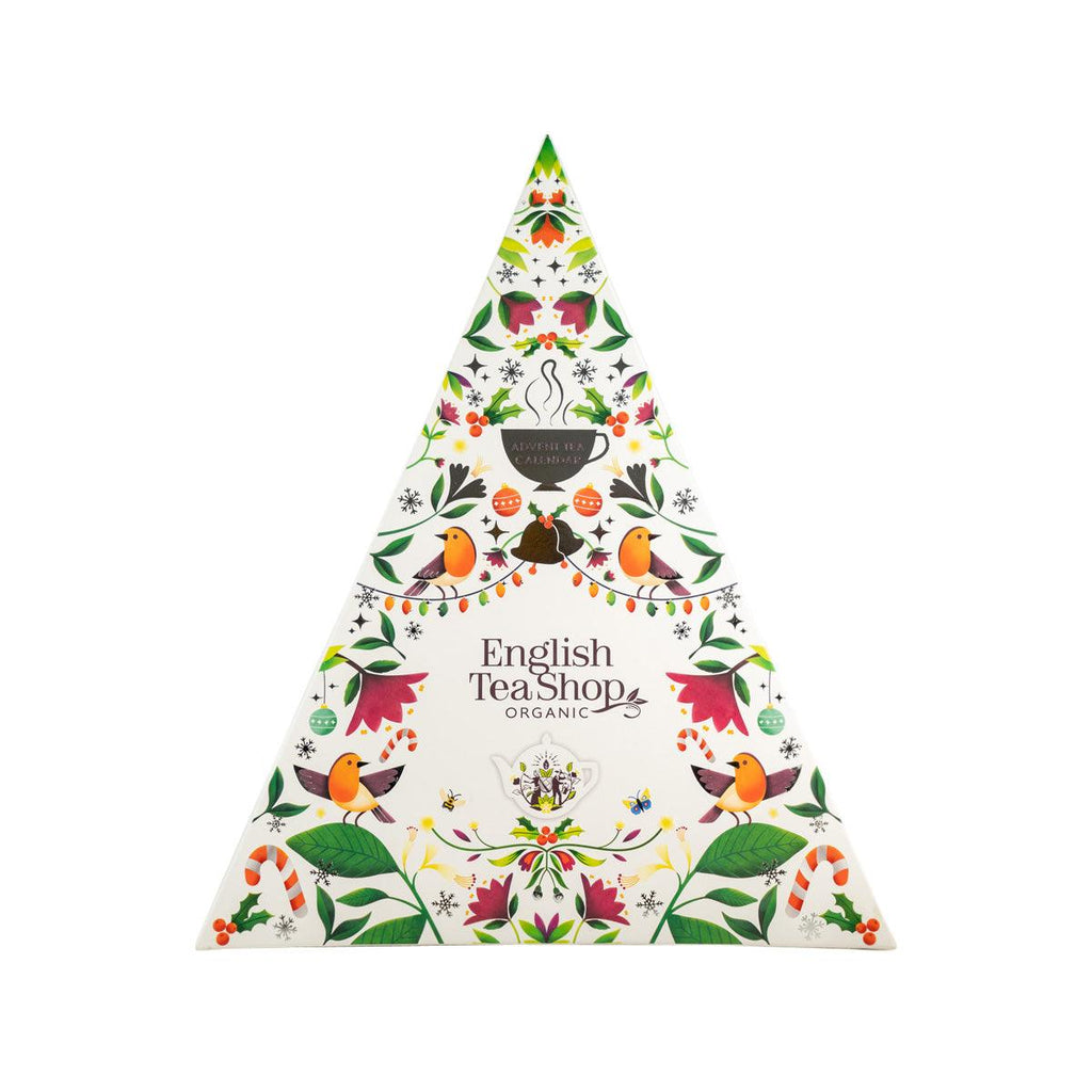 ENGLISH TEA SHOP Organic Triangle Advent Calendar with Tea Sachets  (50g)